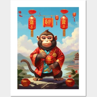 KUNG HEI FAT CHOI – THE MONKEY Posters and Art